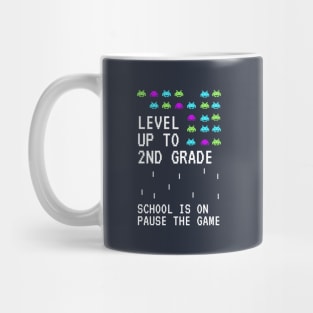 Level up to second Grade back to School kids Clothing Mug